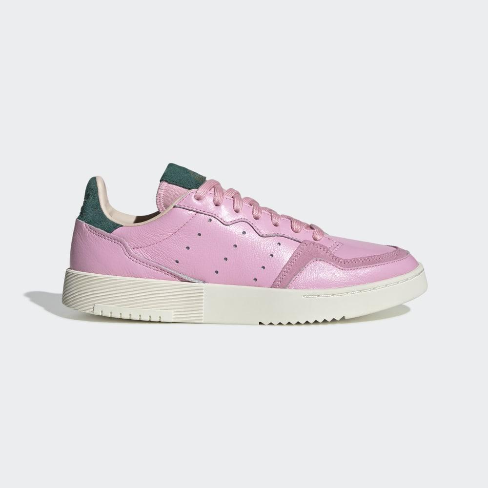 Adidas Women's Supercourt Originals Shoes Pink/Green Ireland EF9220